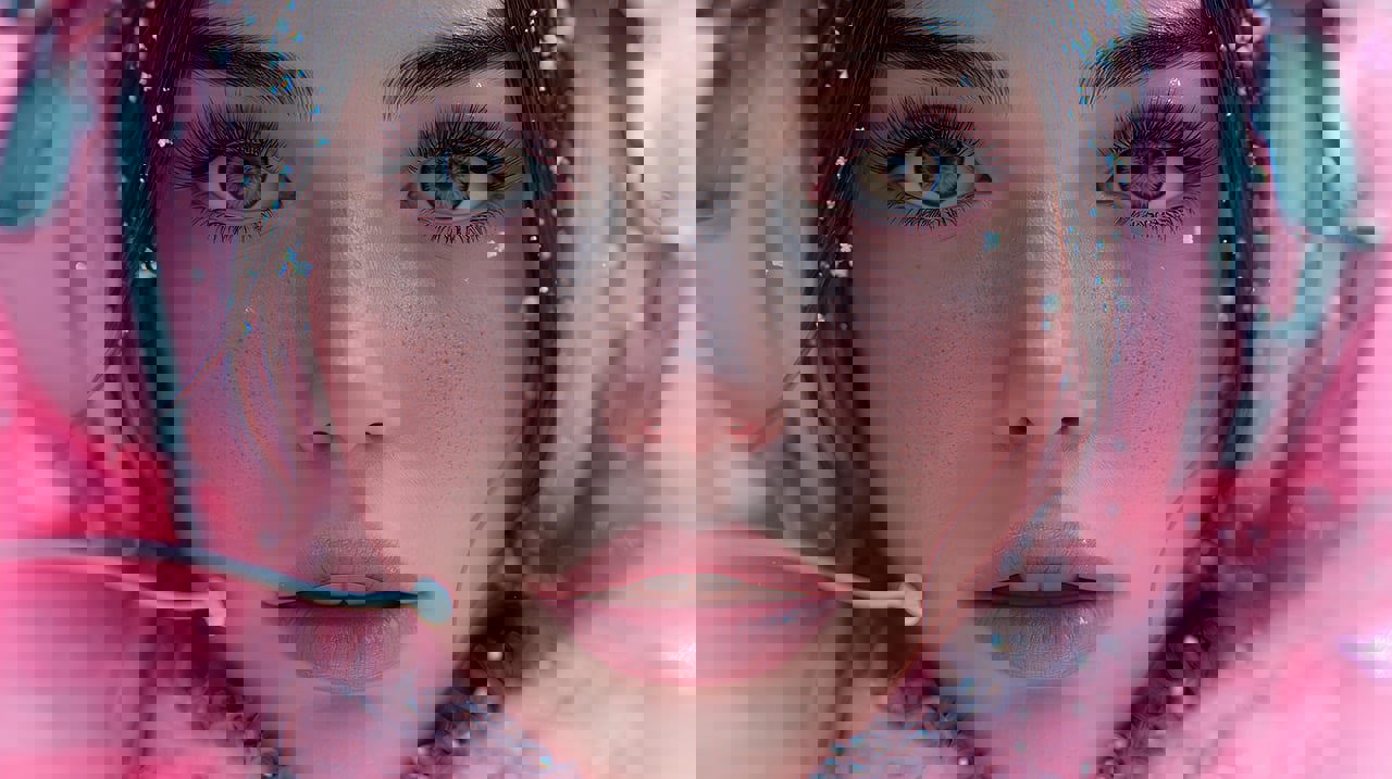 AI generated ladies face